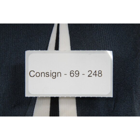 Emilio Pucci Print Long Sleeve Top IT 40 Medium Gray White Viscose Belted Blouse - Picture 16 of 16